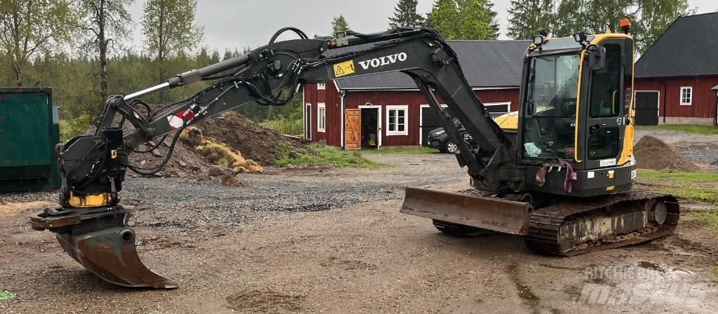 Volvo ECR 58 D Mini ekskavatörler, 7 tona dek