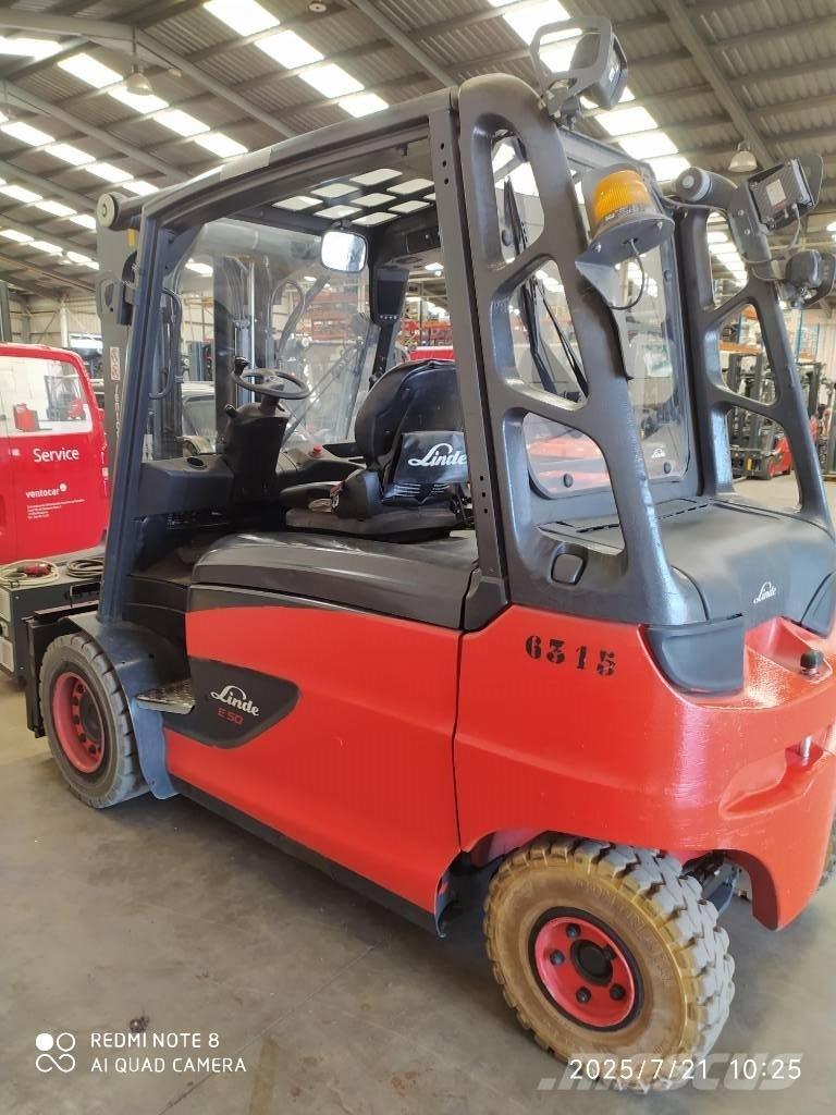Linde E50/600 L Elektrikli forkliftler