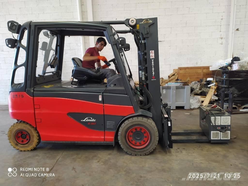 Linde E50/600 L Elektrikli forkliftler