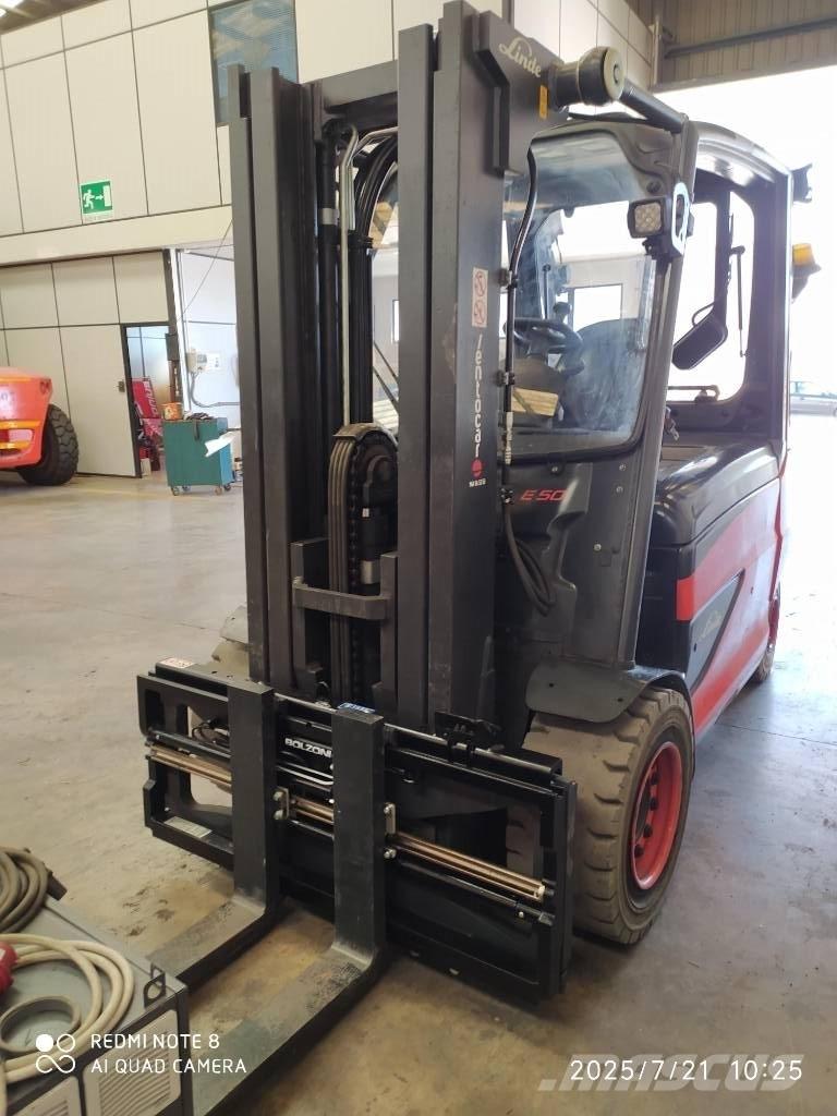Linde E50/600 L Elektrikli forkliftler
