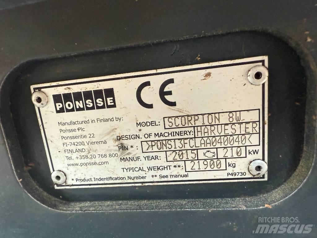Ponsse SCORPION 8W Biçerdöverler