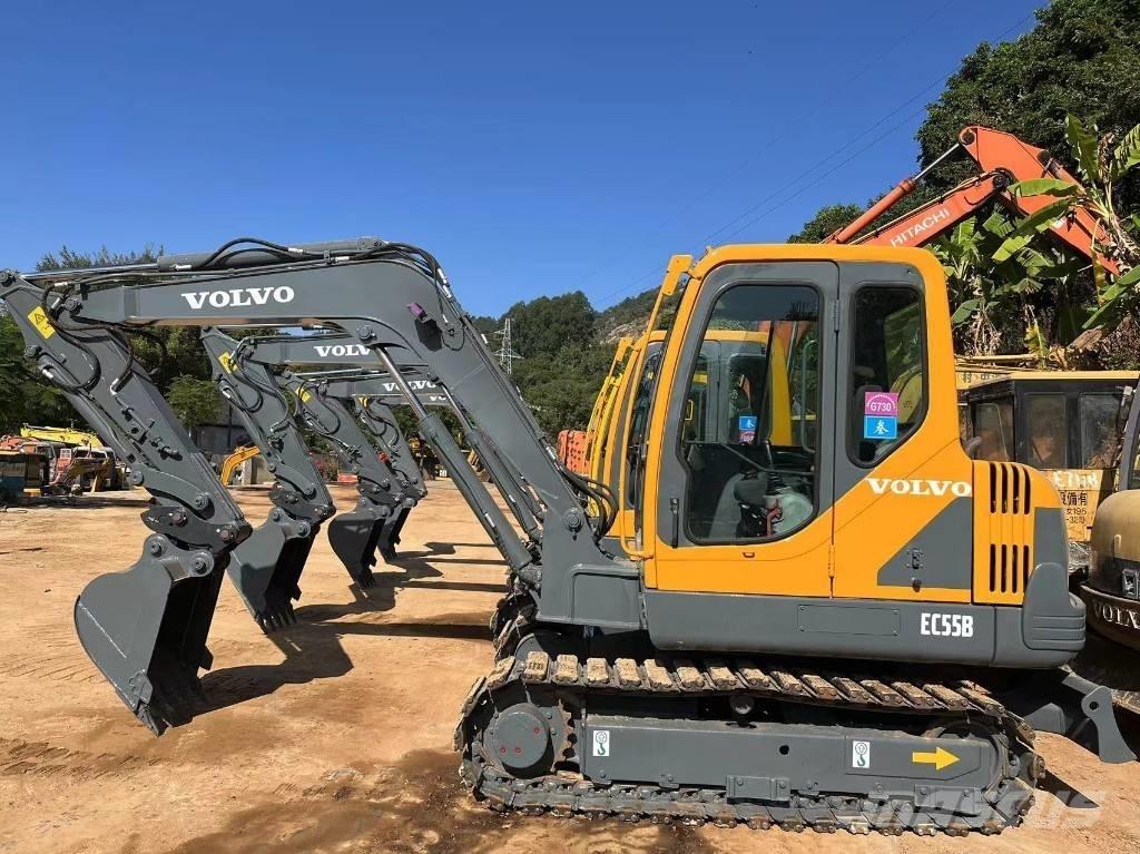 Volvo EC 55 B Mini ekskavatörler, 7 tona dek