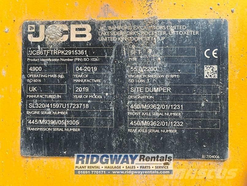 JCB 6 FT Belden kirma kamyonlar