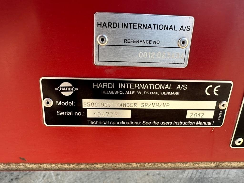Hardi Ranger 2500 Çekilir pülverizatörler