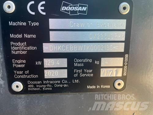 Doosan DX235LCR-5 Paletli ekskavatörler