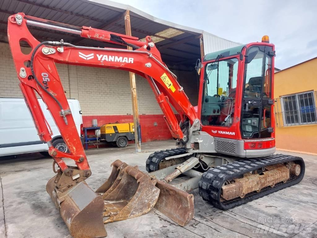 Yanmar Vio 50 U Mini ekskavatörler, 7 tona dek