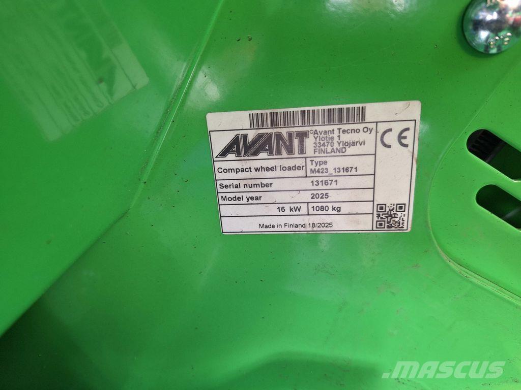 Avant 423 TDL Özel ekskavatörler