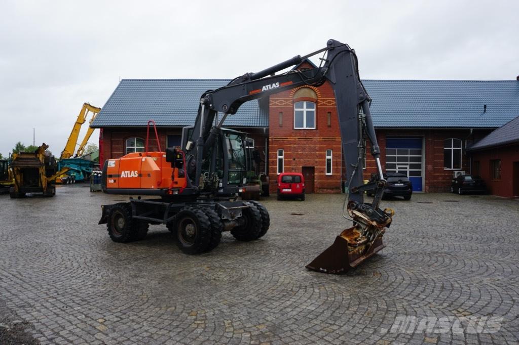 Atlas 160 W Lastik tekerli ekskavatörler