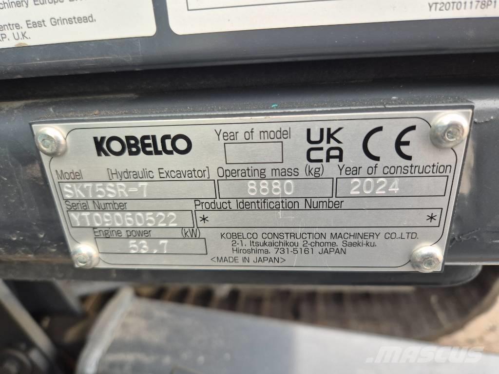Kobelco SK75SR-7 Midi ekskavatörler 7 - 12 t