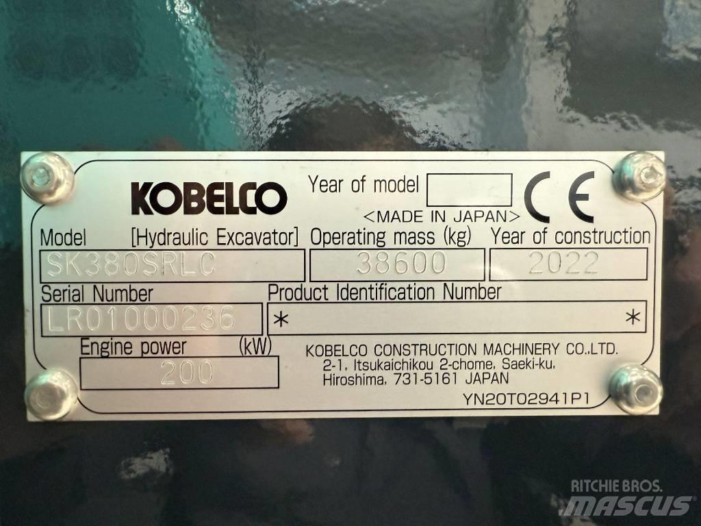 Kobelco SK380SRLC Paletli ekskavatörler
