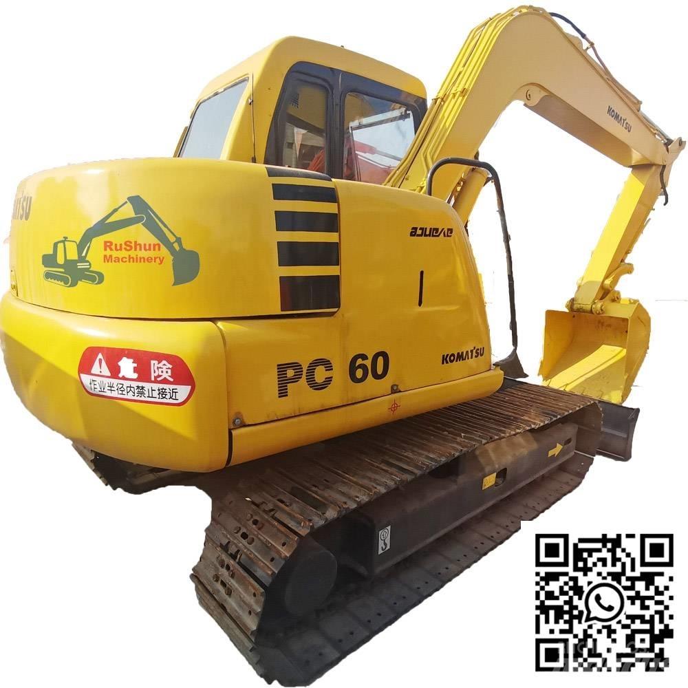 Komatsu PC60 Mini ekskavatörler, 7 tona dek