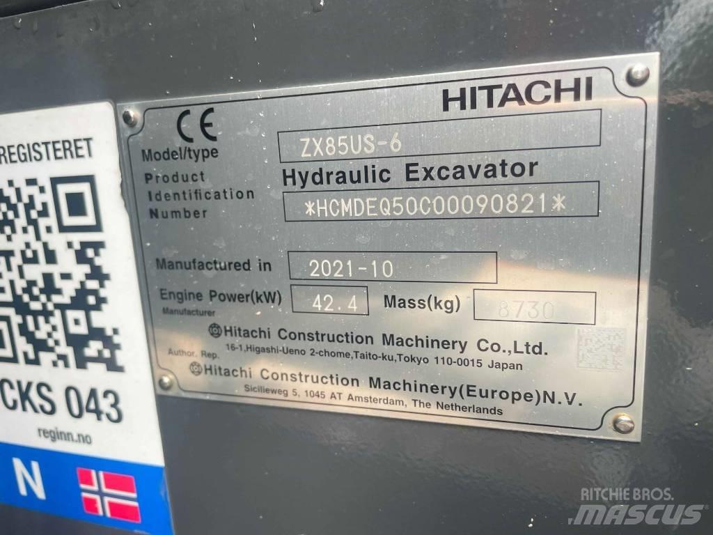 Hitachi ZX 85 US-6 Midi ekskavatörler 7 - 12 t