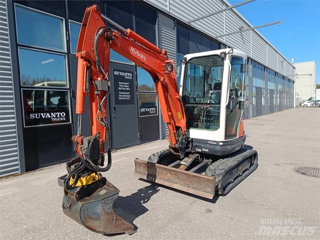 Kubota U25-3 Mini ekskavatörler, 7 tona dek