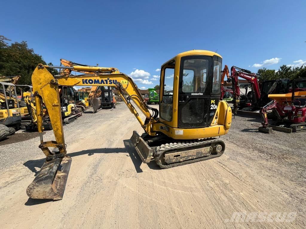 Komatsu PC 20 R-8 Mini ekskavatörler, 7 tona dek