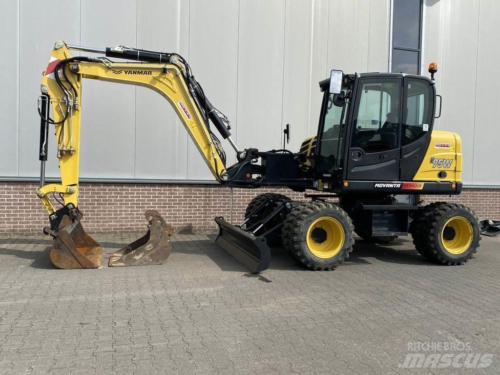 Yanmar B95W Lastik tekerli ekskavatörler