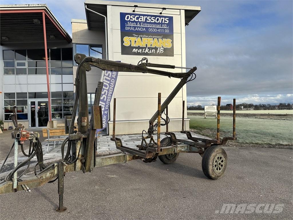 Enkelaxlad Vedkärra Orman römorkları