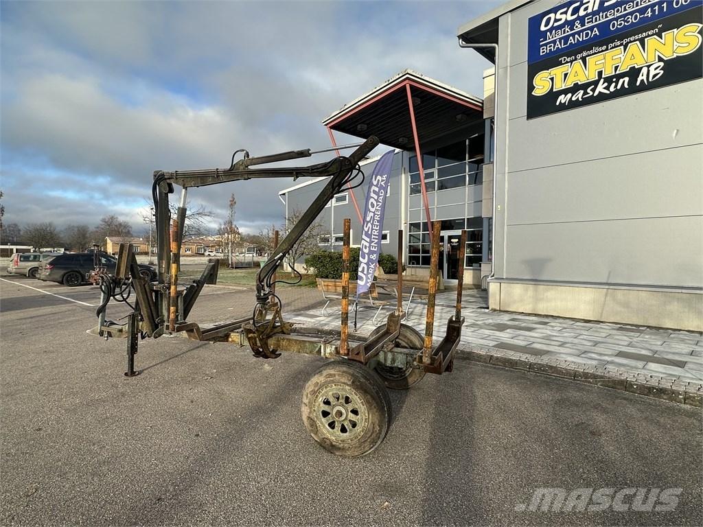 Enkelaxlad Vedkärra Orman römorkları