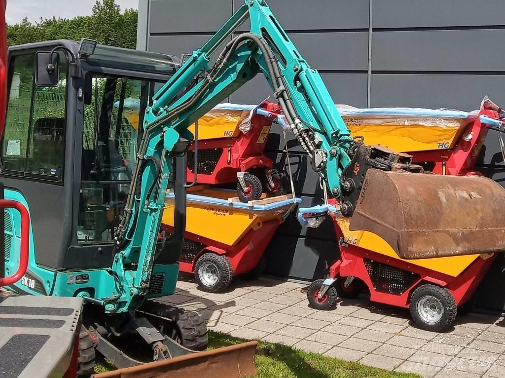Kobelco SK 18 Mini ekskavatörler, 7 tona dek