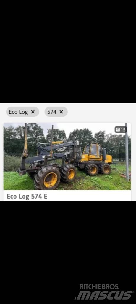 Eco Log 574 e Tomruk yükleyici traktörler