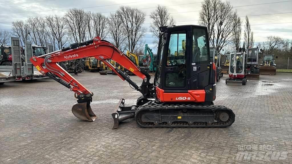 Kubota U50-5 Mini ekskavatörler, 7 tona dek