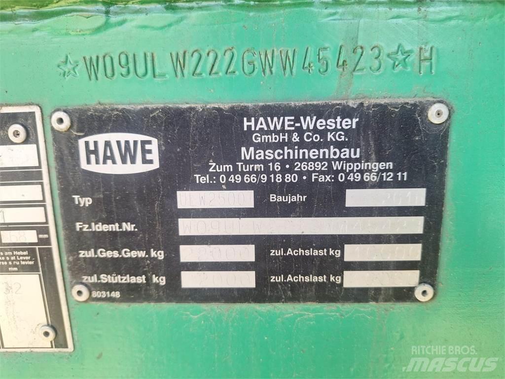 Hawe ULW 2500 T Hububat/Silaj Römorkları