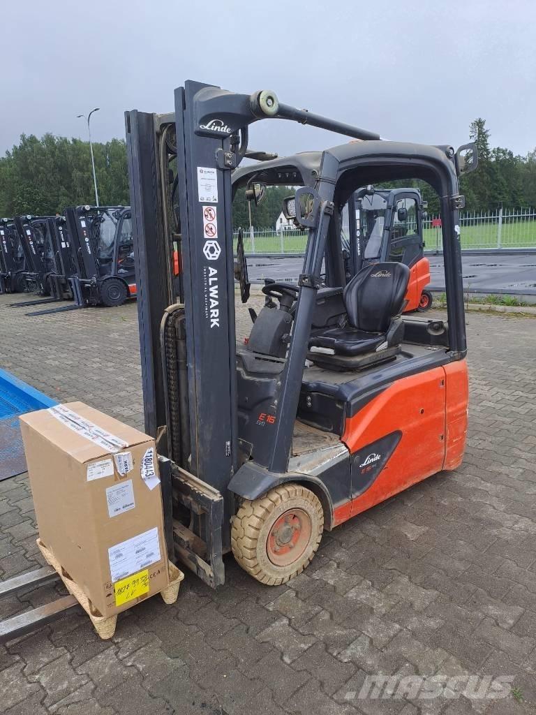 Linde E 16 Elektrikli forkliftler