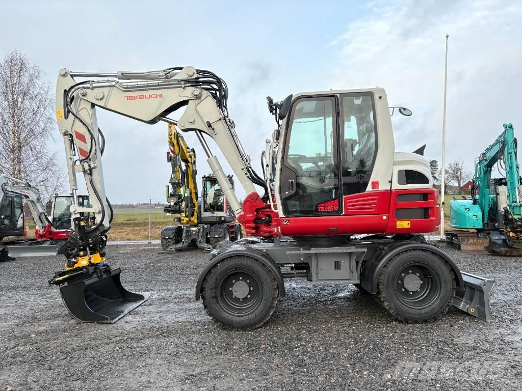 Takeuchi TB395W Lastik tekerli ekskavatörler