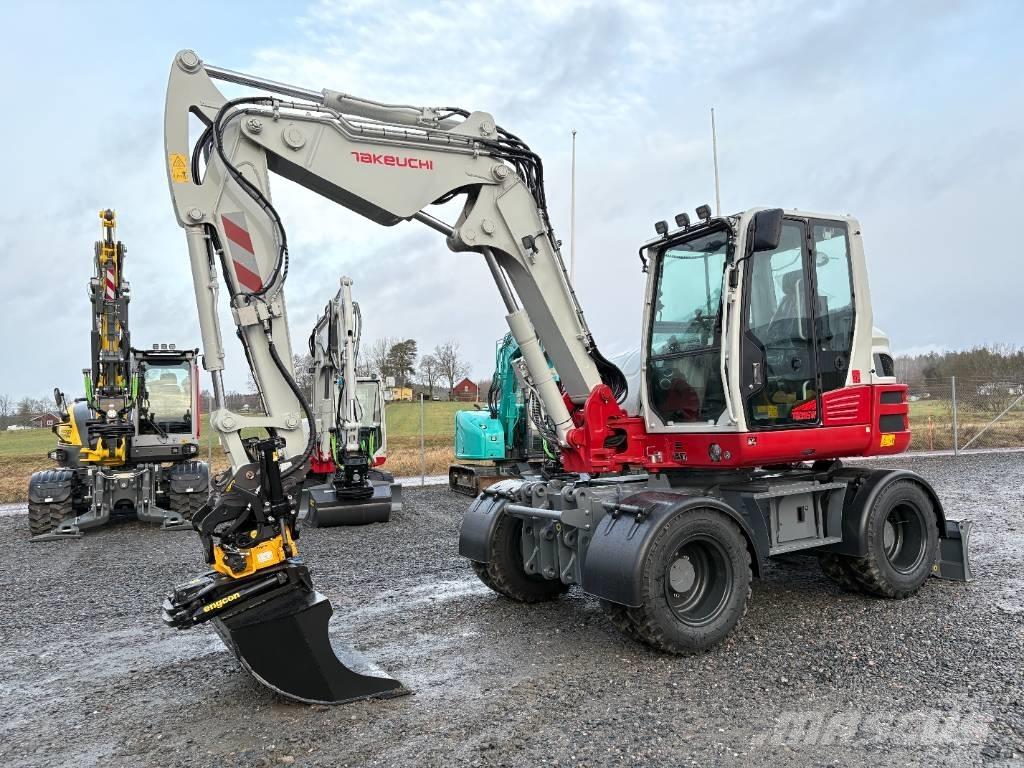 Takeuchi TB395W Lastik tekerli ekskavatörler