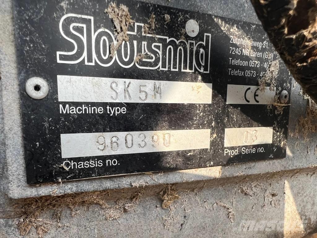 Slootsmid SK 5 M Diger gübre uygulama makinalari ve aksesuarlar