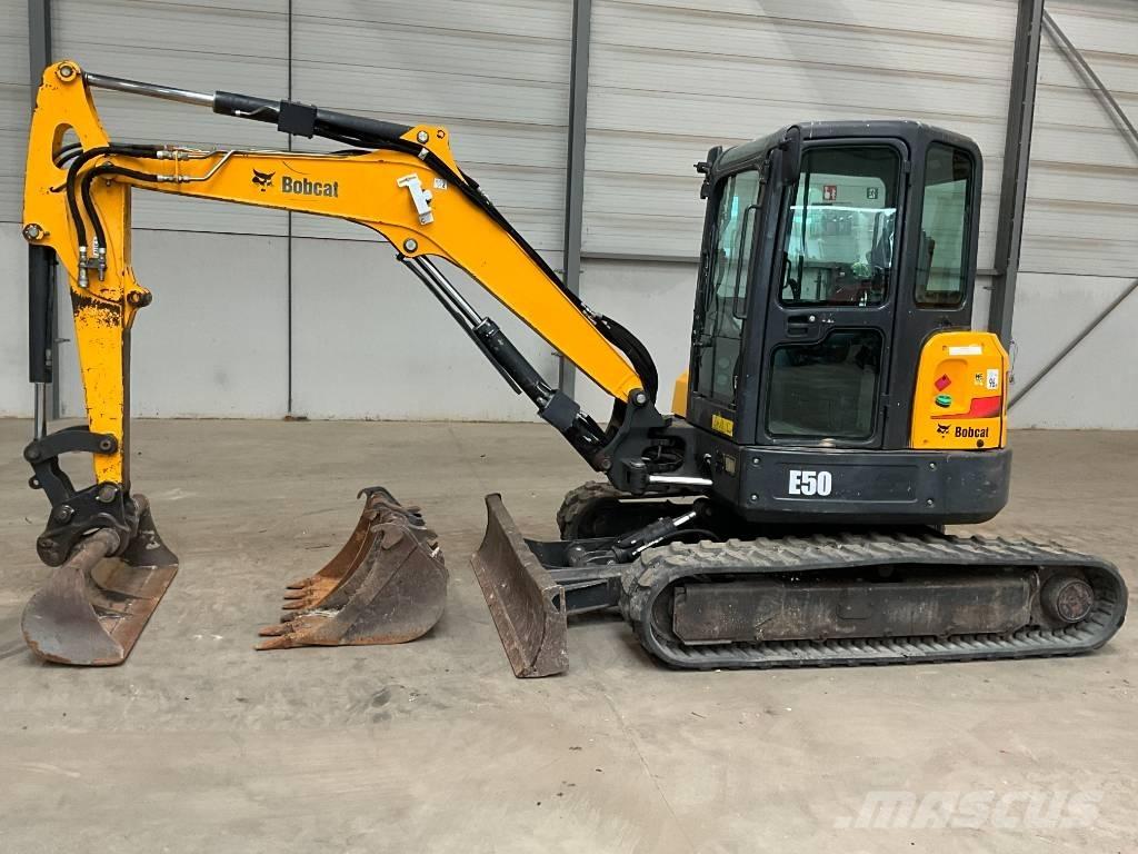 Bobcat E 50 Mini ekskavatörler, 7 tona dek