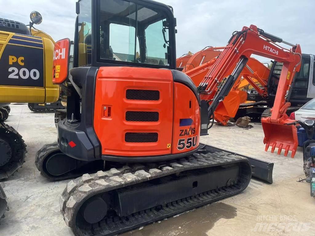 Hitachi zx55USR Mini ekskavatörler, 7 tona dek