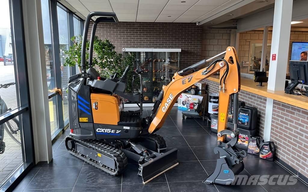 CASE CX 15 EV Mini ekskavatörler, 7 tona dek
