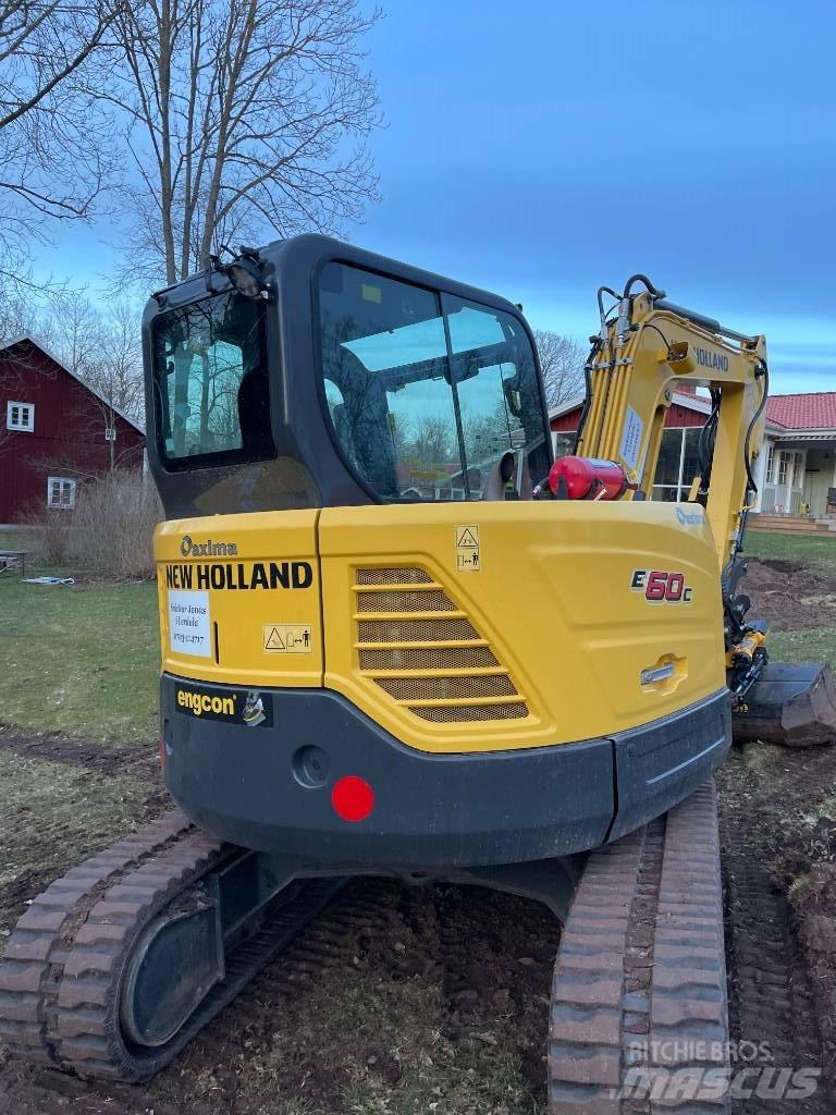 New Holland E60C Mini ekskavatörler, 7 tona dek