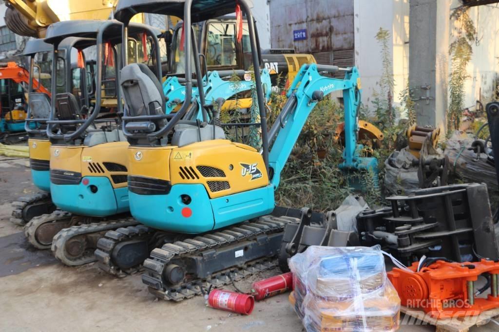 Kubota U 15 Mini ekskavatörler, 7 tona dek