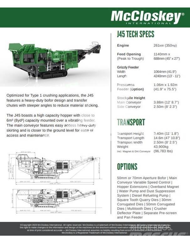 McCloskey J45 Kırıcılar