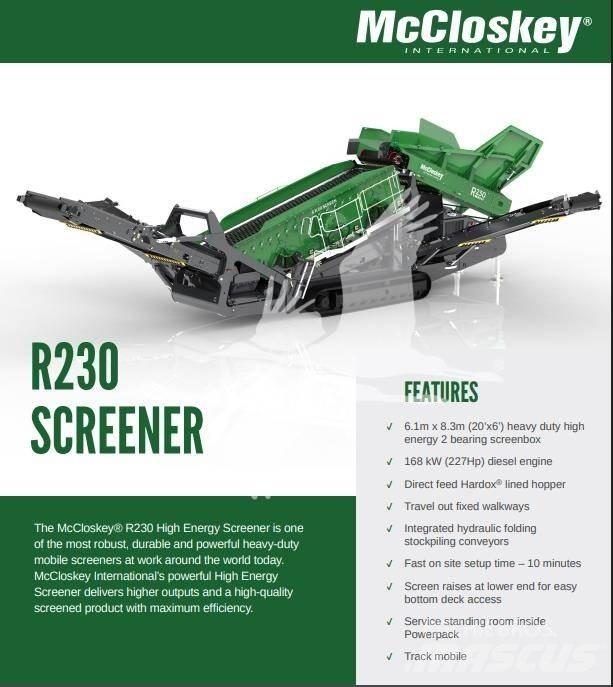 McCloskey R230 Elekler