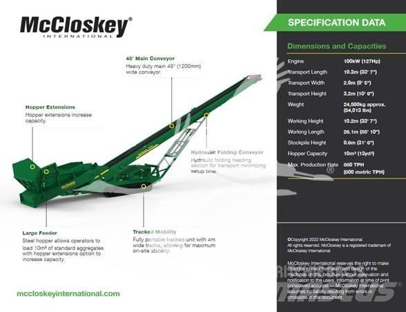 McCloskey RF80 Konveyörler