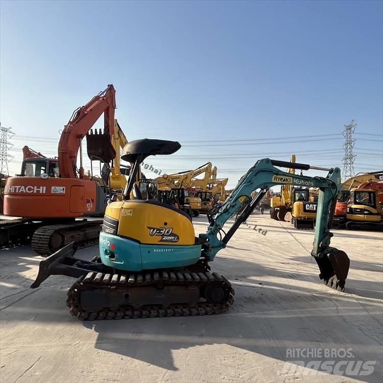 Kubota 30 Paletli ekskavatörler