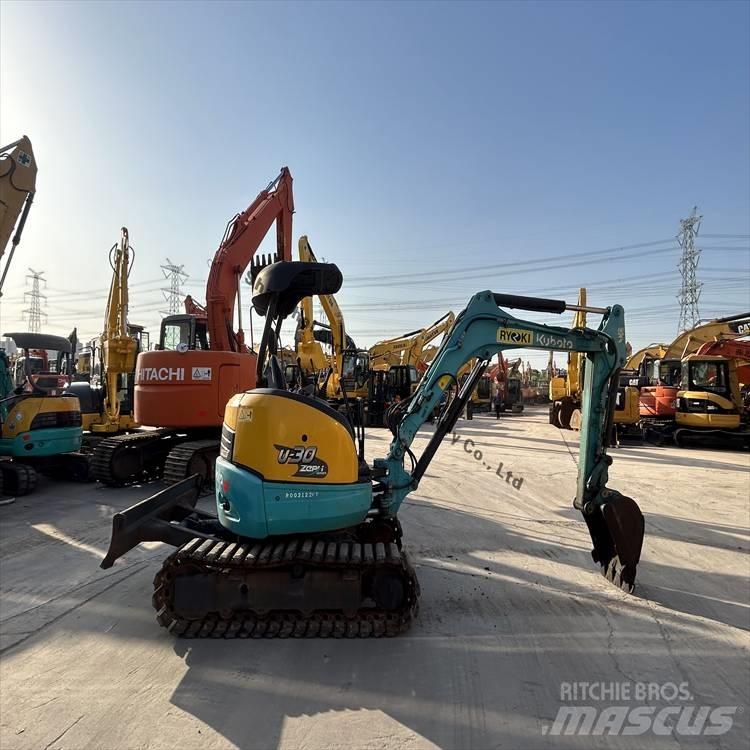 Kubota 30 Paletli ekskavatörler