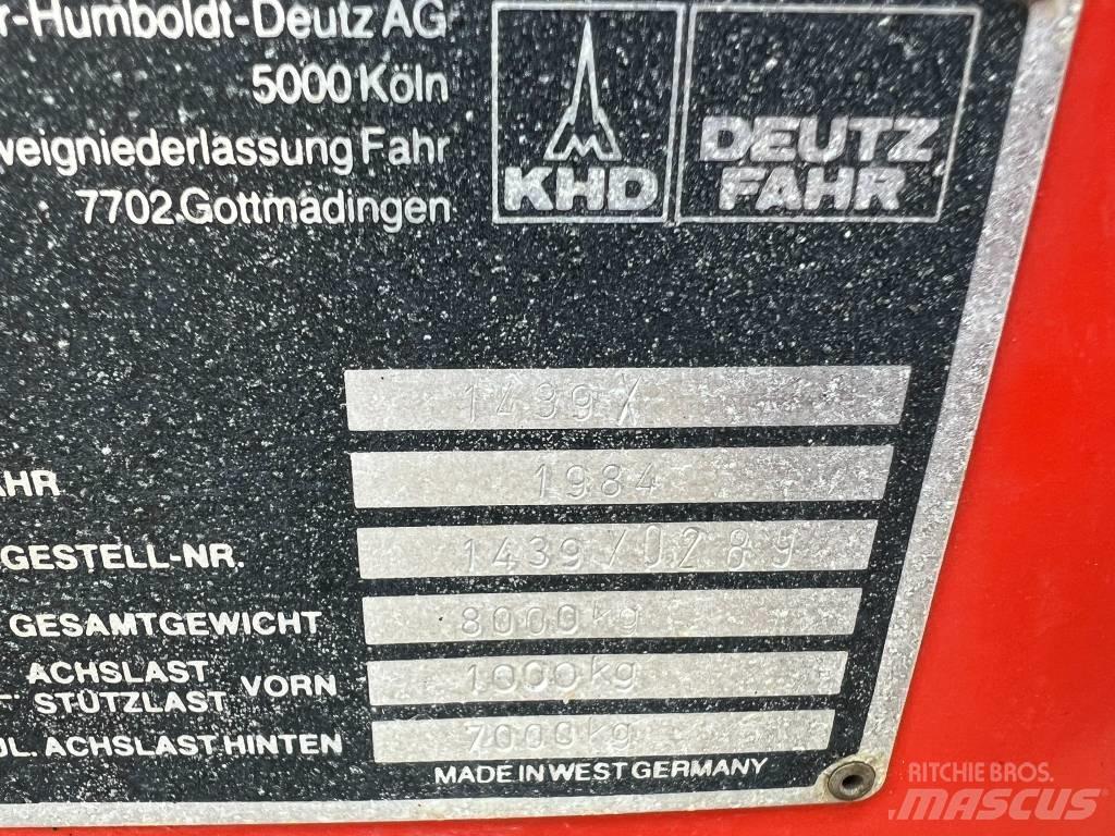Deutz-Fahr F 570 Kendi yükler römorklar