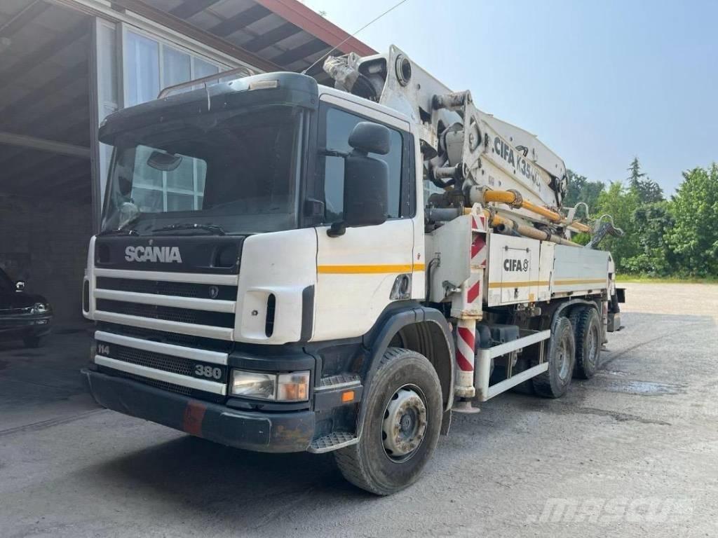 Scania P 114-380 Beton pompaları