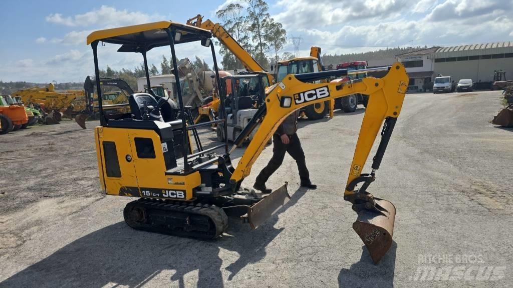 JCB 15 C-1 Mini ekskavatörler, 7 tona dek