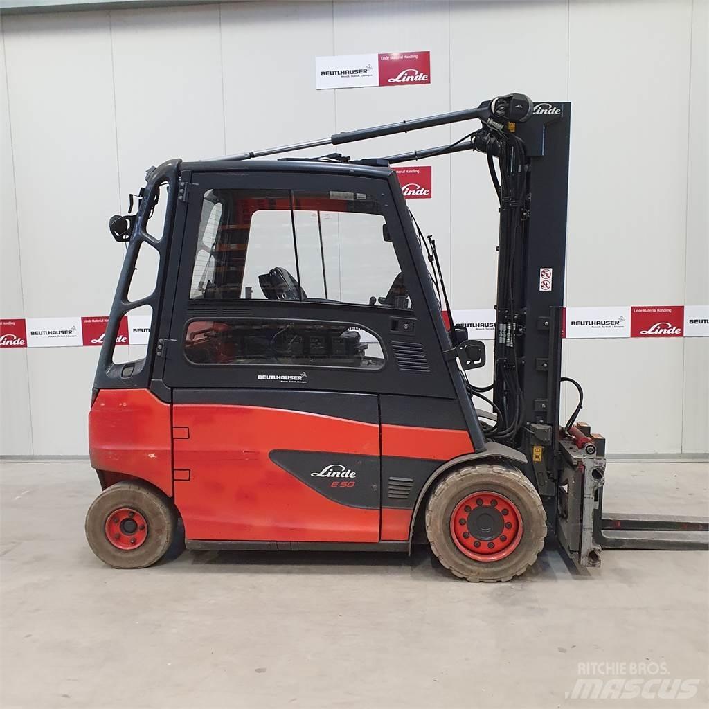 Linde E50/600HL Elektrikli forkliftler