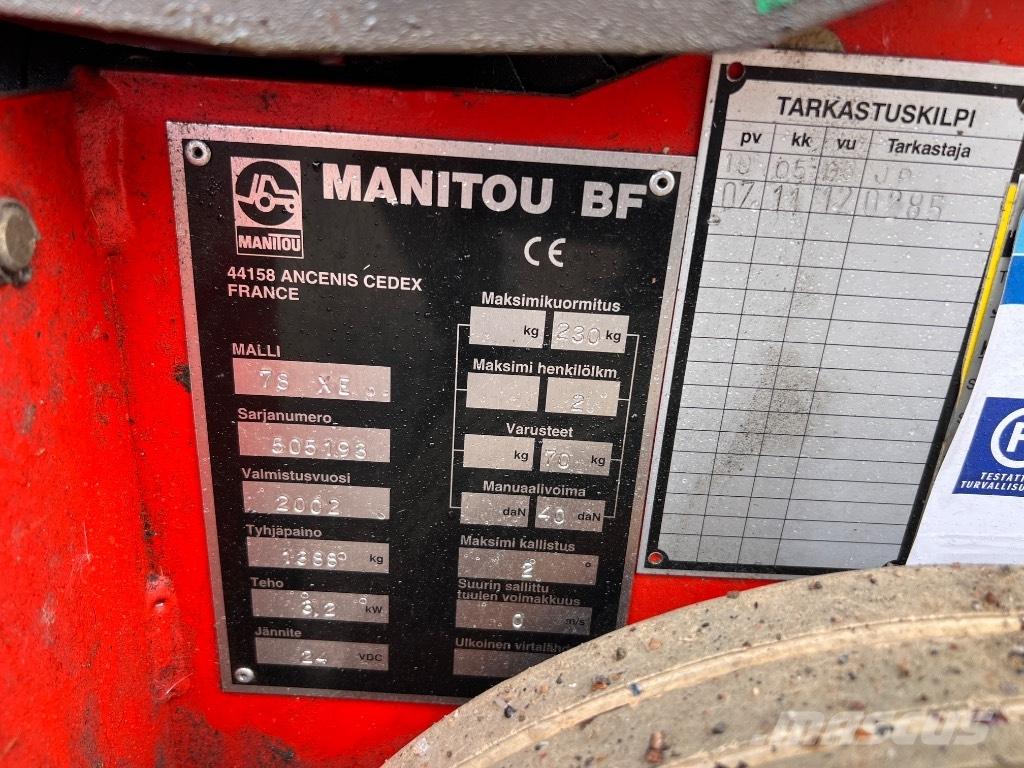 Manitou 78 XE Makasli platformlar