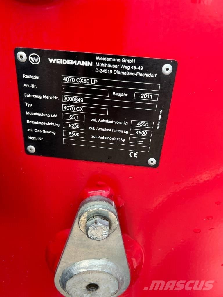 Weidemann 4070CX80LP Tekerlekli yükleyiciler