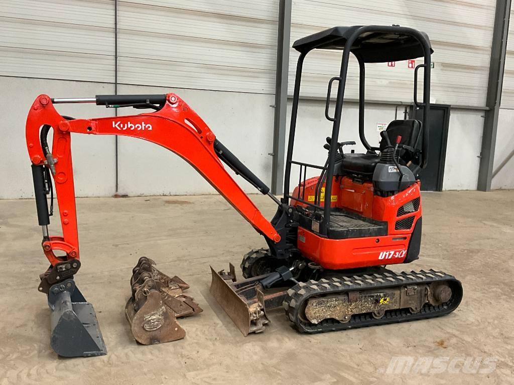 Kubota U 17-3 A Mini ekskavatörler, 7 tona dek
