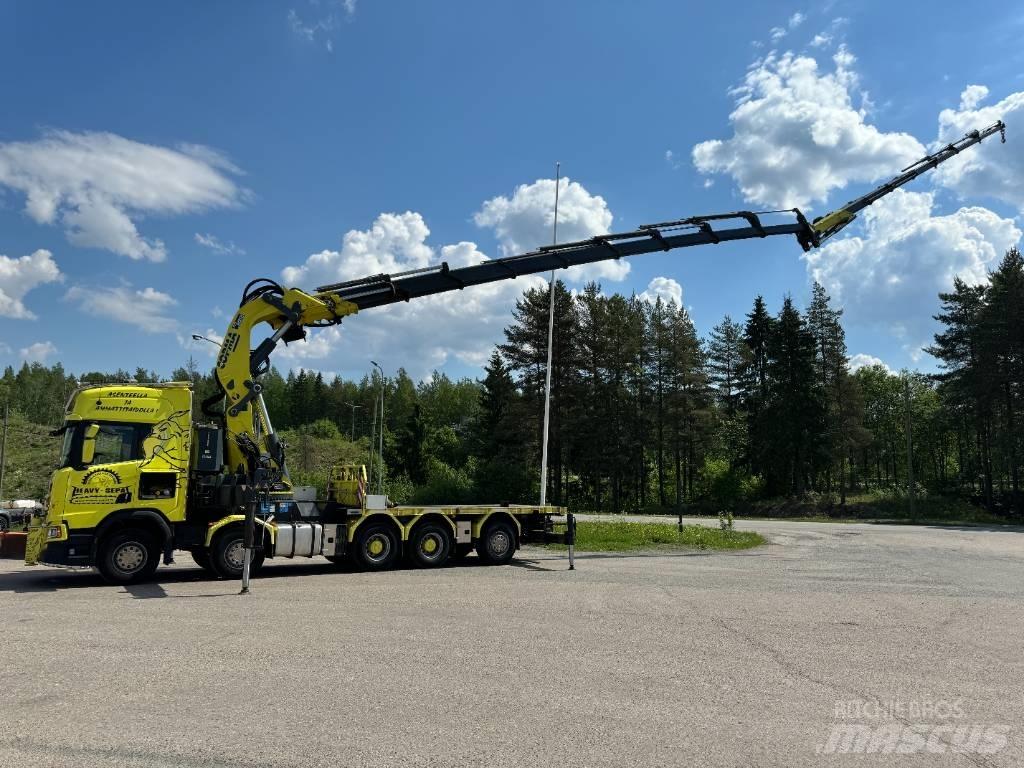 Scania R 650 10x4 Araç üzeri vinçler