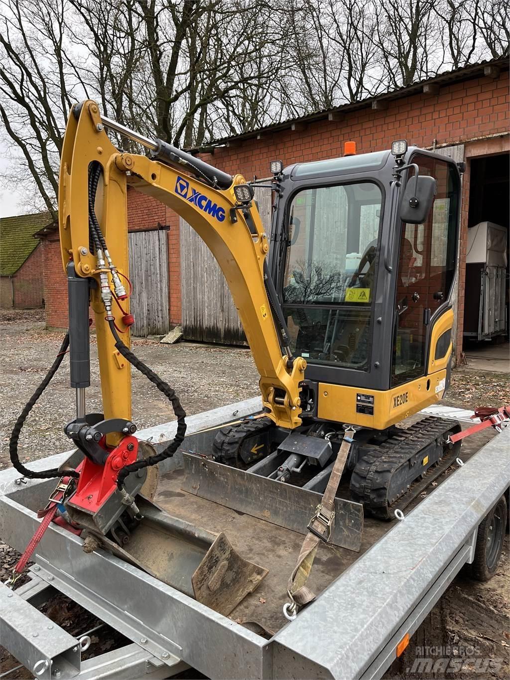 XCMG XE 20 E Mini ekskavatörler, 7 tona dek