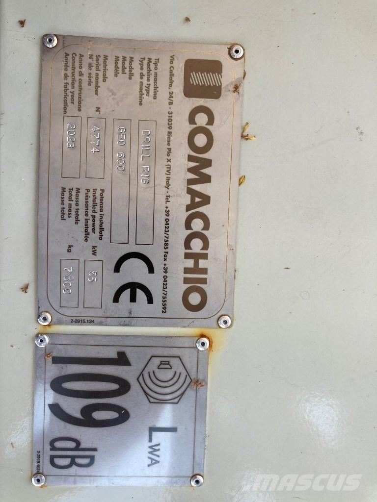 Comacchio Geo600 Kuyu sondaj makinalari