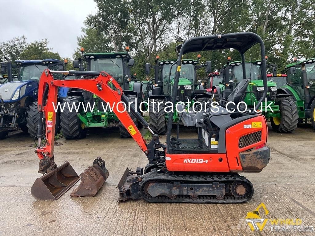 Kubota KX 019-4 Mini ekskavatörler, 7 tona dek
